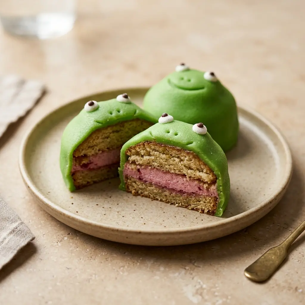 Hjemmelaget kajkaker servert som en søt og innbydende dessert
