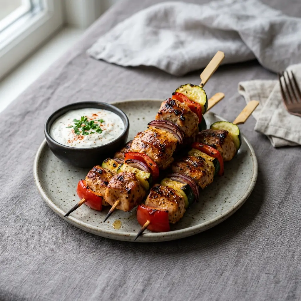 Nylaget kalkunspyd servert på en appetittlig og hjemmelaget måte
