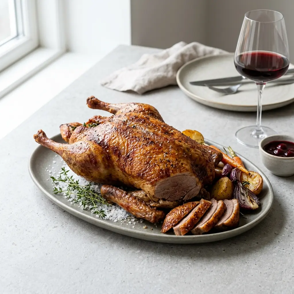 Nylaget langtidsstekt and servert på en appetittlig og hjemmelaget måte