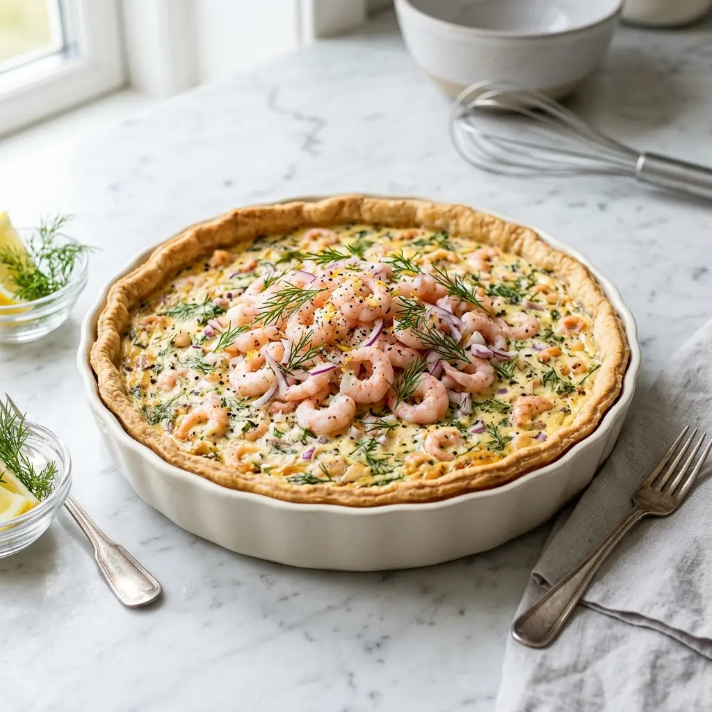 Nylaget reketerte servert på en appetittlig og hjemmelaget måte