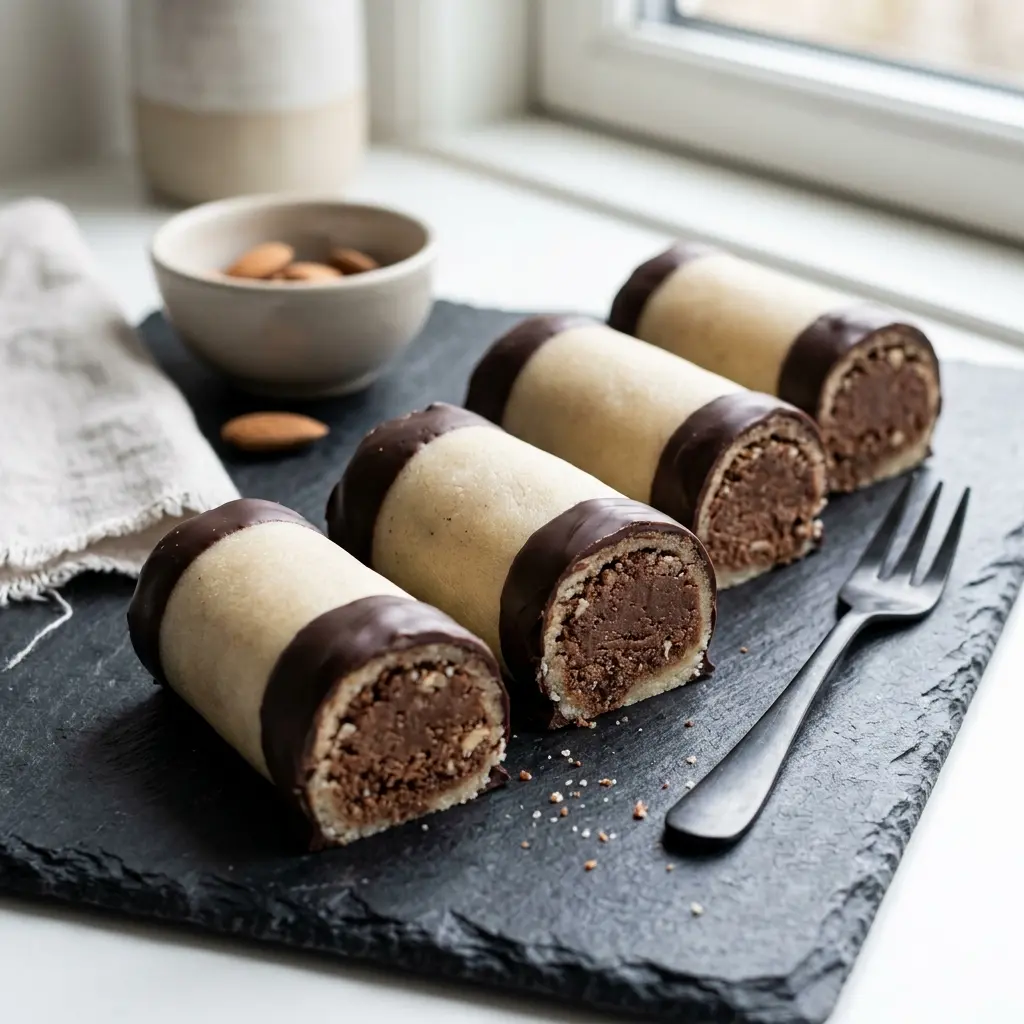 Nylaget tre-stammer servert på en appetittlig og hjemmelaget måte