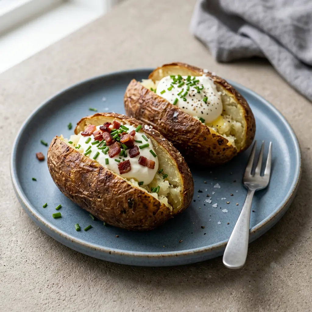 Foto av Bakepoteter i airfryer med sprøtt resultat fra airfryer