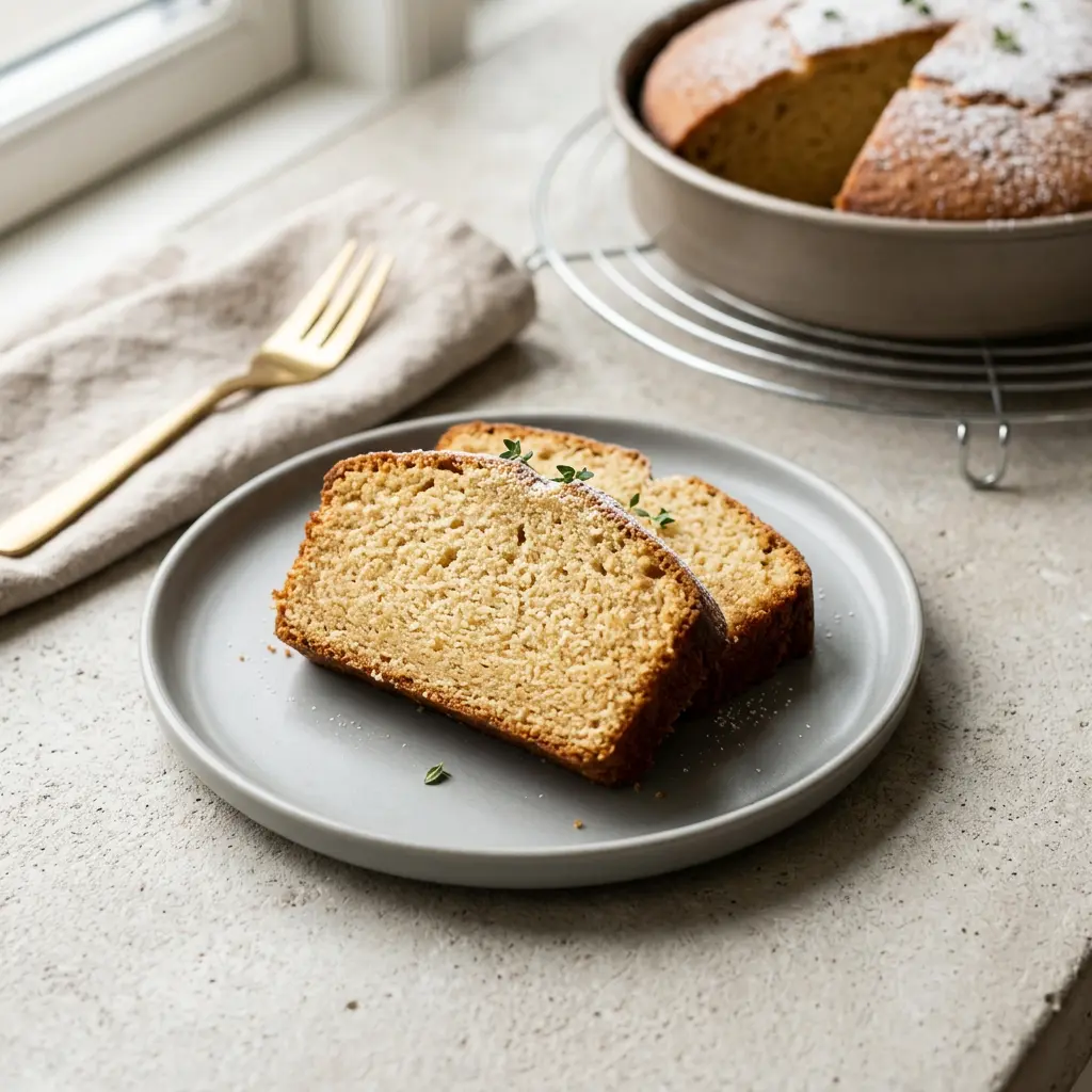 Foto av Formkake i airfryer som ferdig dessert eller bakverk fra airfryer