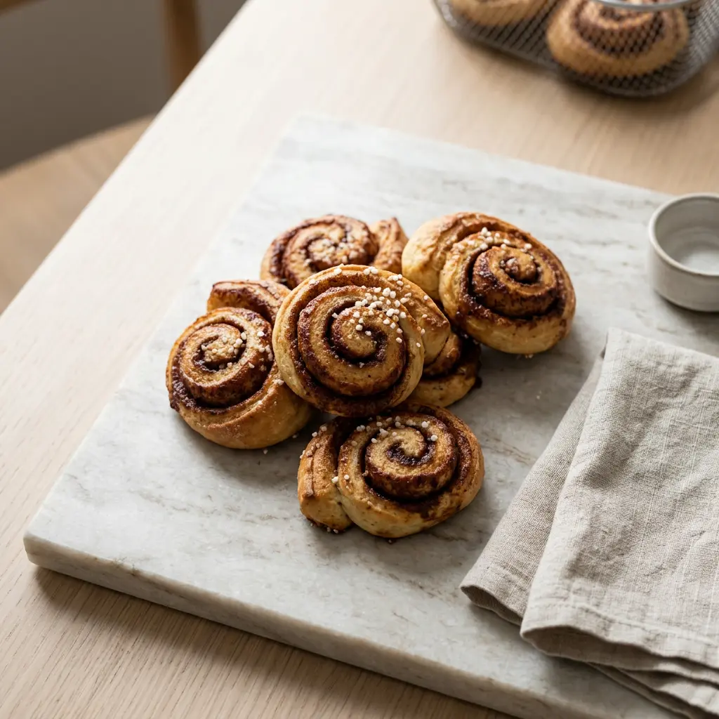 Foto av den ferdige oppskriften Kanelgifler i airfryer