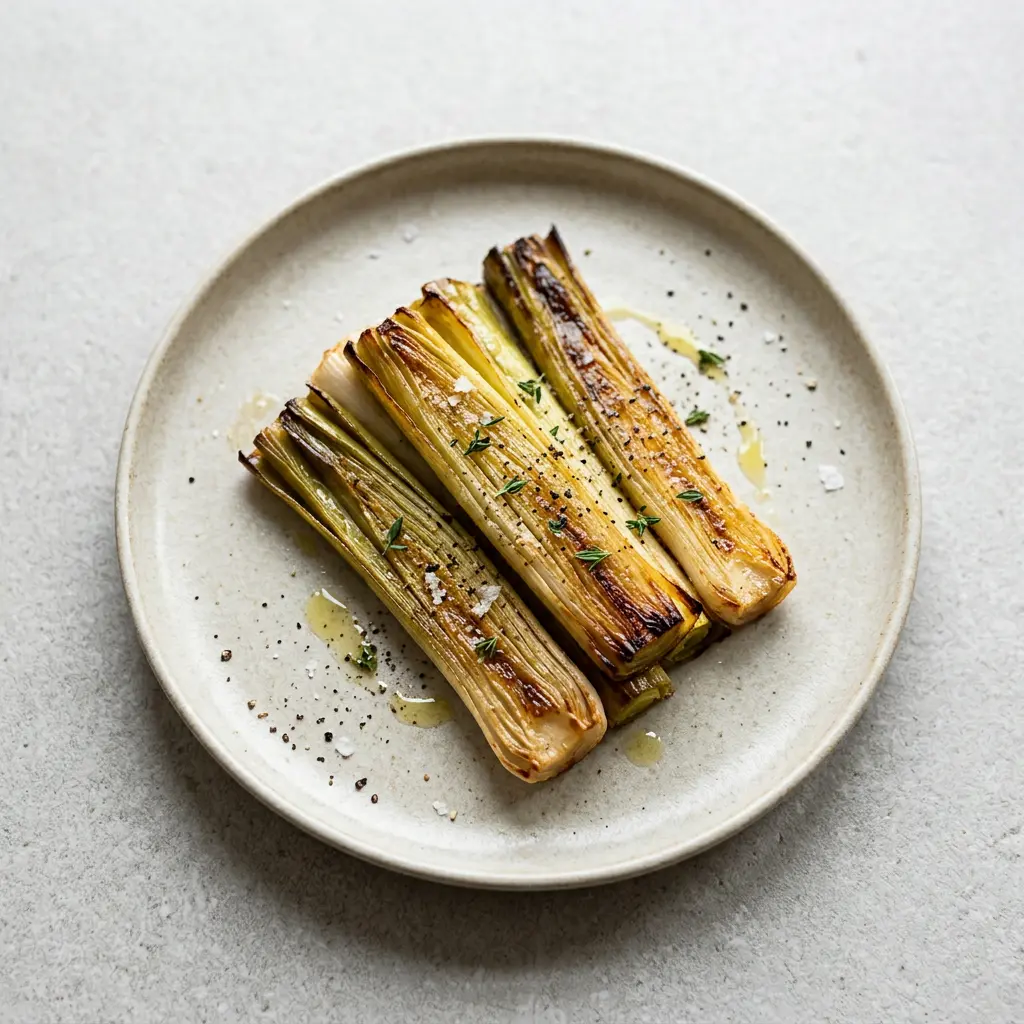 Foto av den ferdige oppskriften Purre i airfryer