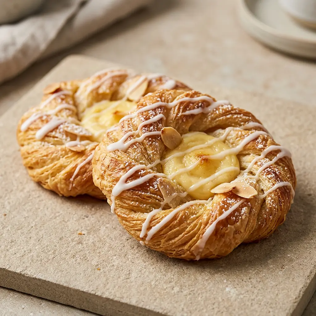 Foto av Wienerbrød i airfryer som ferdig brød eller bakverk fra airfryer